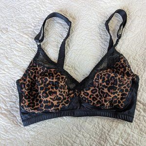 Rago Leopard Print Bra